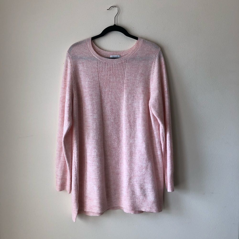 Liz Lange Maternity Pink Soft Sweater XL